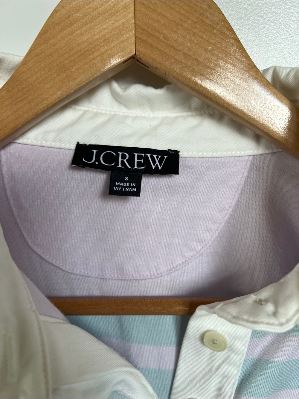J Crew Boyfriend Jersey Rugby Shirt S - Picture 3 of 8